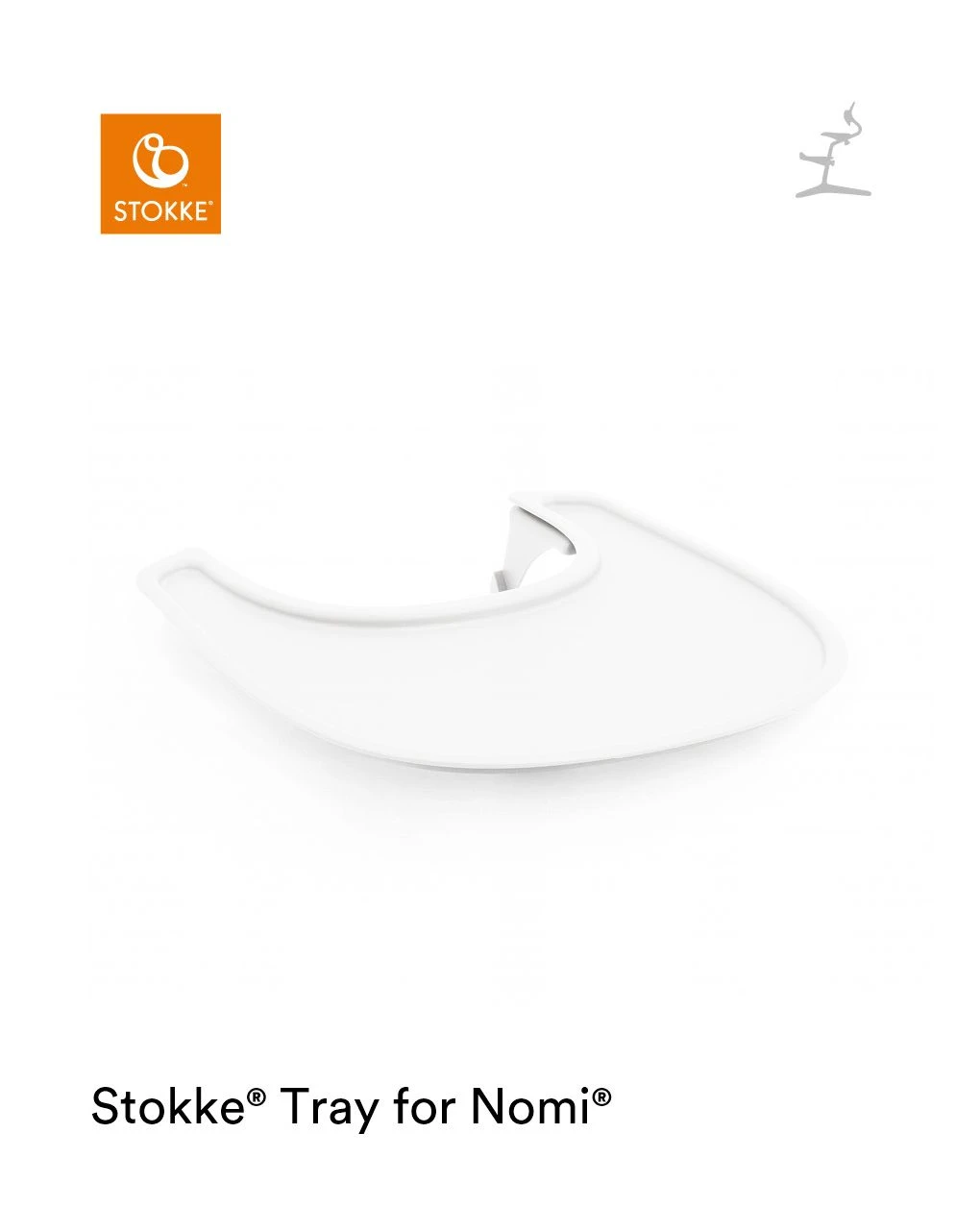 Vassoio White Stokke® Per Nomi® - Stokke 2 Vassoio White Stokke® Per Nomi® - Stokke - immagine 2