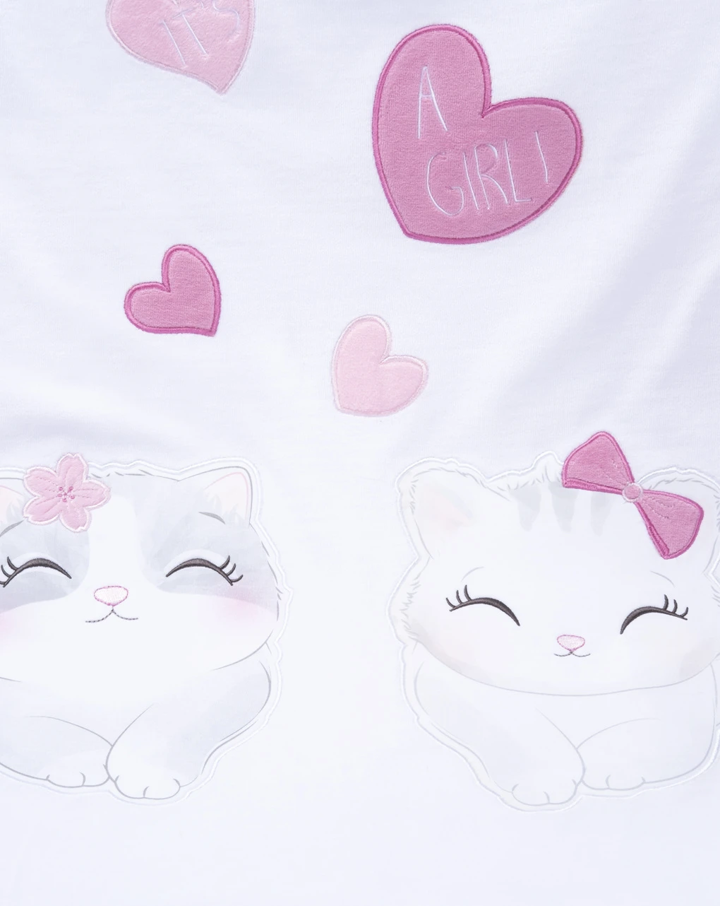 Coperta Culla Universale Girl "gattini" 2 Coperta Culla Universale Girl "gattini" - immagine 2