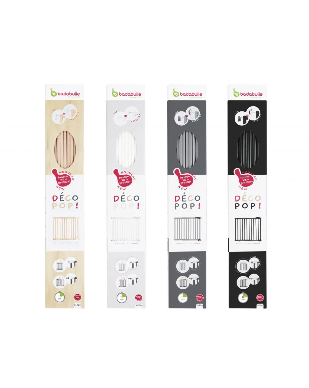 Deco Pop Cancelletto Legno Naturale Babymoov - Badabulle 20 Deco Pop Cancelletto Legno Naturale Babymoov - Badabulle - immagine 20