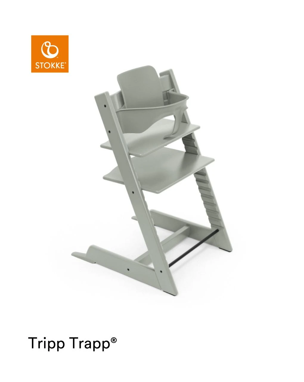 Tripp Trapp® Baby Set Glacier Green - Stokke 2 Tripp Trapp® Baby Set Glacier Green - Stokke - immagine 2