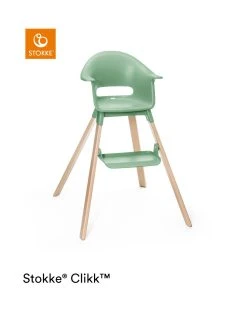Stokke® Clikk™ High Chair - Clover Green -Prenatal Shop b5e826af xz 000000000000706598 03