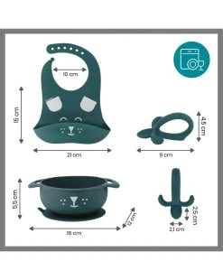 Babymoov Set Pappa 6-12 Mesi 3 Pezzi First'isy Cane Blu -Prenatal Shop be3335b5 xz 1251946 7