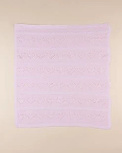 Coperta Estiva Culla/carrozzina Tricot Rosa