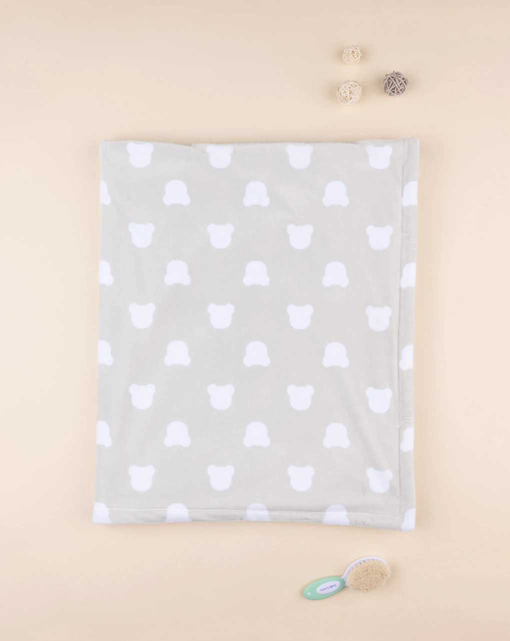 Coperta Letto Pile Unisex Gray 1 Coperta Letto Pile Unisex Gray