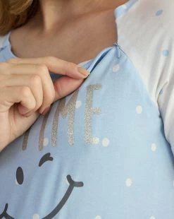 Prenatal Camicia Da Notte Allattamento Premaman It's Time To Dream -Prenatal Shop cbbc943c xz 709304 3