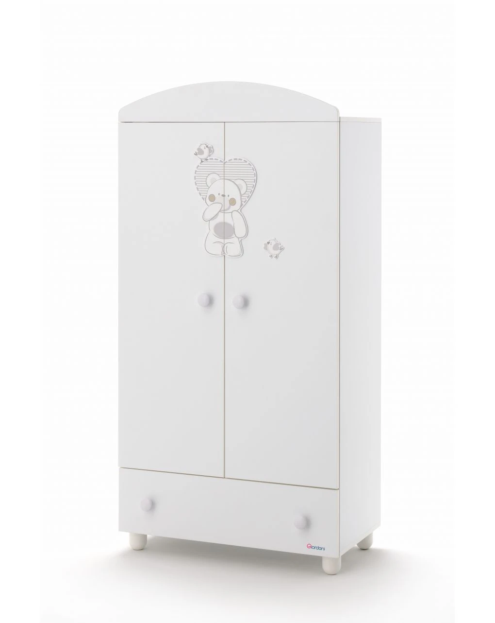 Armadio 2 Ante Leivonnaiset Bianco - Giordani 1 Armadio 2 Ante Leivonnaiset Bianco - Giordani