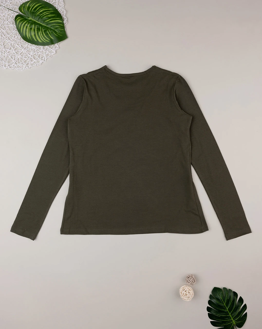 Prenatal T-shirt Allattamento Maniche Lunghe Verde 2 Prenatal T-shirt Allattamento Maniche Lunghe Verde - immagine 2
