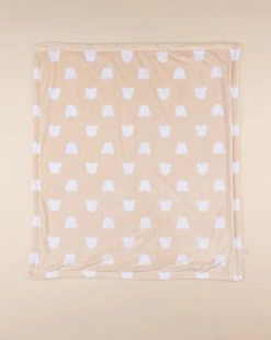 Coperta Culla Pile Unisex Beige