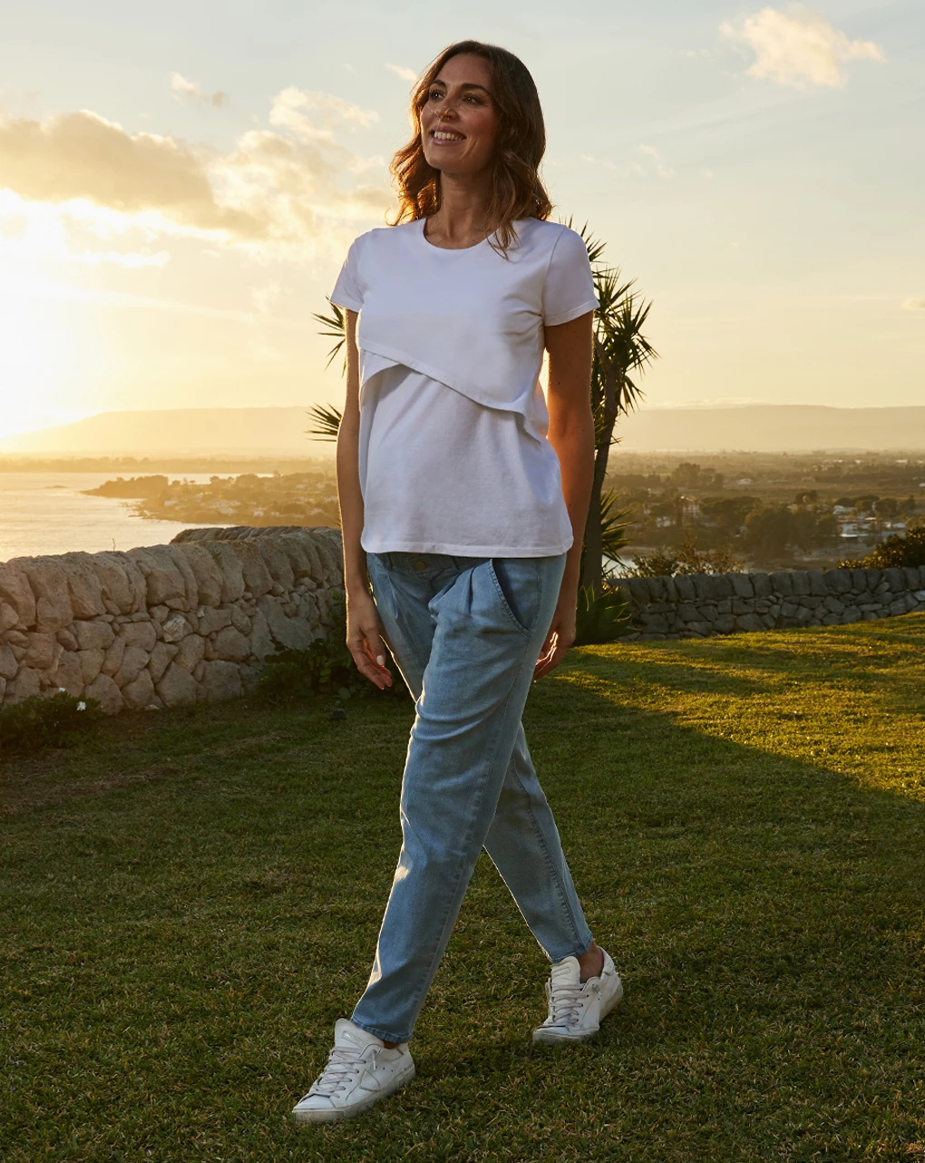 Prenatal Jeans Premaman Con Pinces E Fascia Alta In Vita 1 Prenatal Jeans Premaman Con Pinces E Fascia Alta In Vita