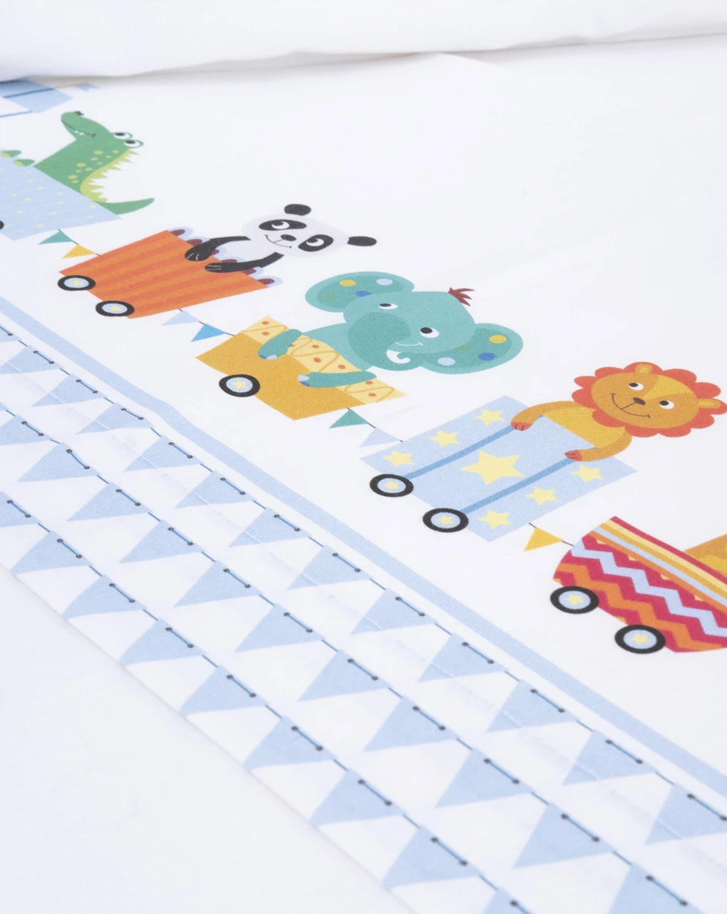 Completo Universale Lettino 3 Pz Unisex "trenini" 3 Completo Universale Lettino 3 Pz Unisex "trenini" - immagine 3