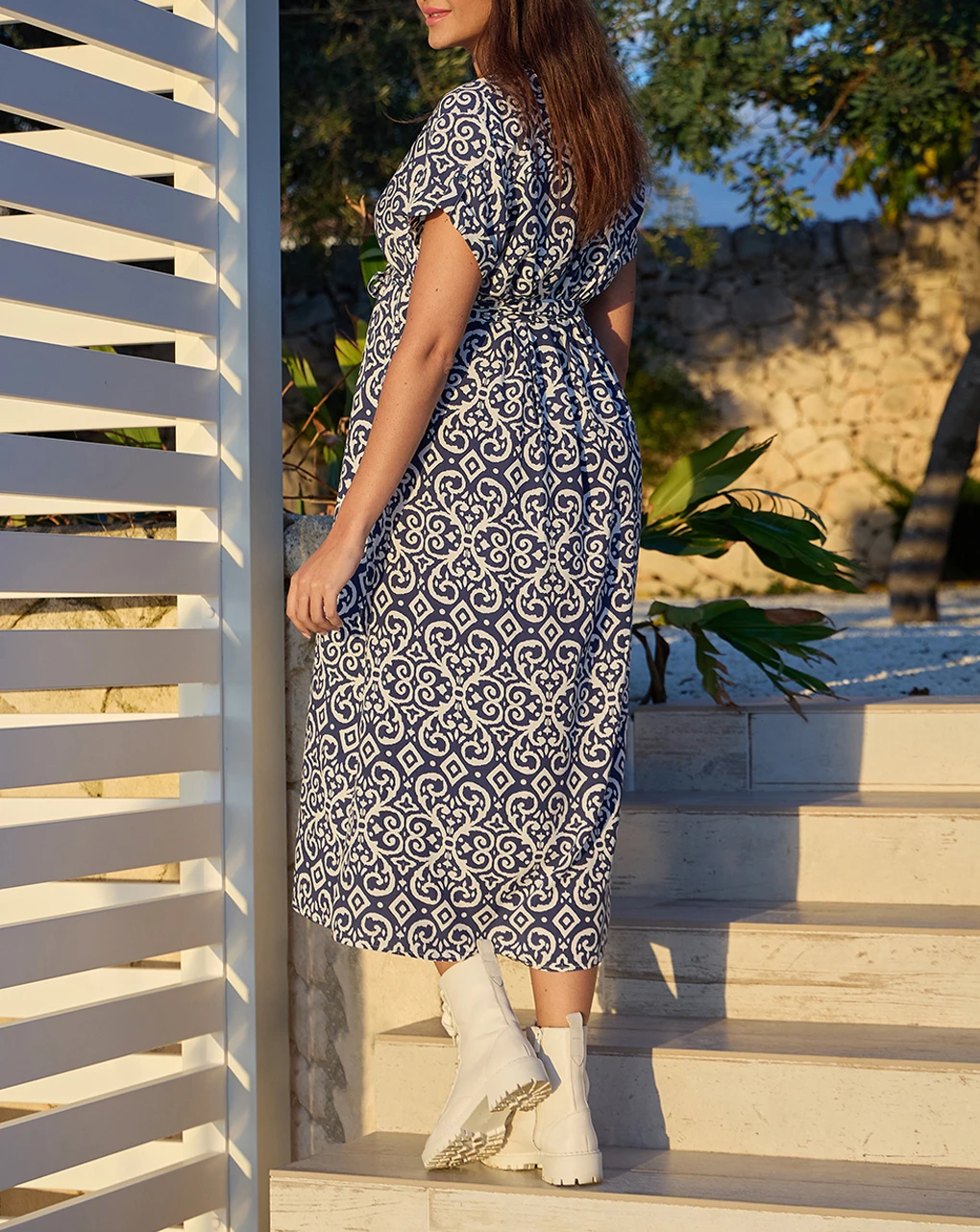 Prenatal Abito Premaman Allattamento Con Stampa Maiolica 2 Prenatal Abito Premaman Allattamento Con Stampa Maiolica - immagine 2