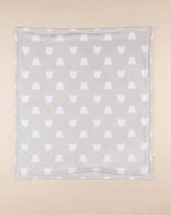 Coperta Culla Pile Unisex Gray