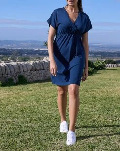 Prenatal Abito Premaman Allattamento Blu