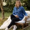 Prenatal Pantalone Premaman Con Fascia Alta In Vita