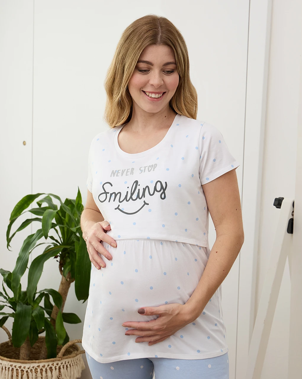 Prenatal Pigiama Allattamento Premaman Never Stop Dreaming 2 Prenatal Pigiama Allattamento Premaman Never Stop Dreaming - immagine 2