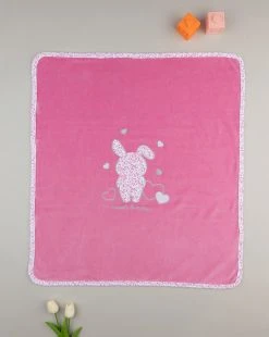 Coperta Ciniglia Bimba Rosa