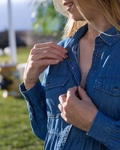 Prenatal Abito Premaman Allattamento In Chambray 7 Prenatal Abito Premaman Allattamento In Chambray -Prenatal Shop fb843122 xz 709320 3