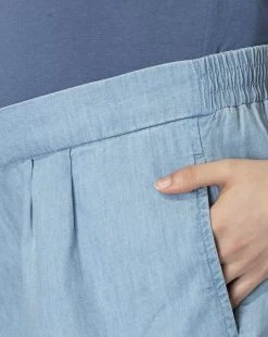 Prenatal Bermuda Premaman In Cotone Blu -Prenatal Shop fe594029 xz 000000000000670165 03